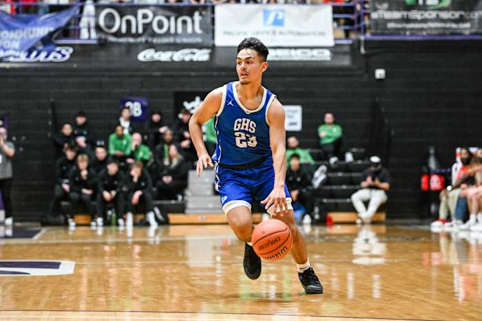 Lincoln Gresham 6A Oregon boys basketball quarterfinal Naji Saker -81